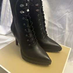 Michael Kors Lace Heel Boot Size 8 M