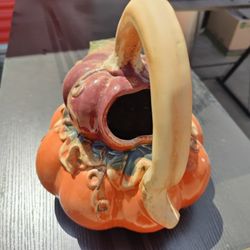 Thanksgiving Pumpkin ceramic pitcher 