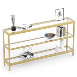 Gold 55” Console Table