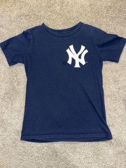 NEW YORK YANKEES - OFFICIAL YOUTH DJ LEMAHIEU T-SHIRT - Size: Small/8 - Good Condition