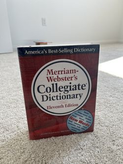 Merriam-Webster 11th Ed. Collegiate Dictionary Dictionary Printed/Electronic Book - English (Brand New)