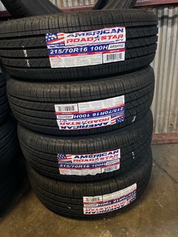 215/70/16 AMERICAN BRAND NEW TIRES