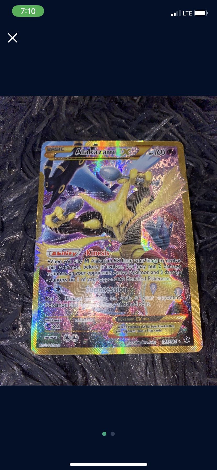 Alakazam EX Pokémon Card