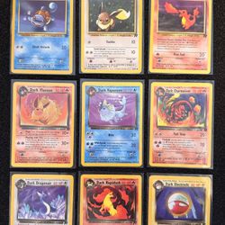 Team Rocket Pokemon Card Collection 🚨🦖 •27 Cards Total $120 🔥📈 