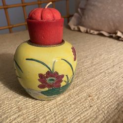 Vintage Candle & Holder