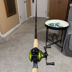 Ugly Stik E-Lite / Lunkerhunt Bedlam Baitcaster Fishing Set up 