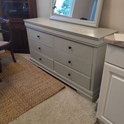 Grey Dresser 6 Drawers