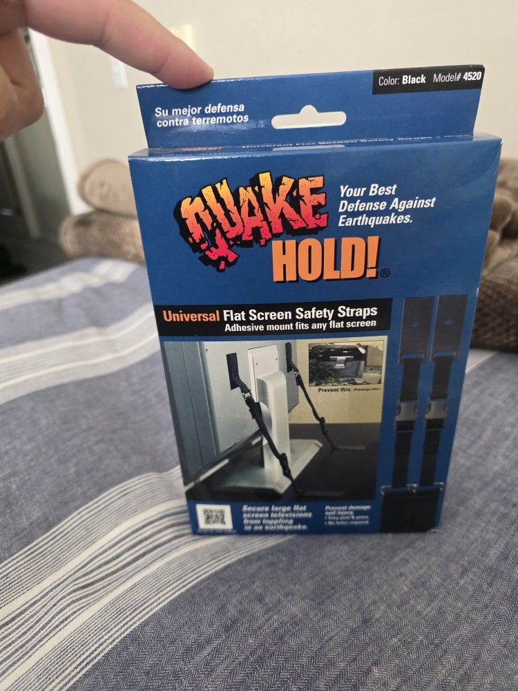 Quake Hold T.V. Strap