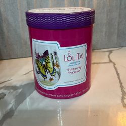 Enesco Designs by Lolita Butterfly Hand-Painted Artisan Stemless Wine Glass, 20 Ounce, Multicolor