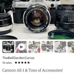Cannon AE 1 Antique Camera