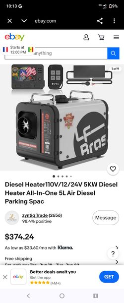 Used Diesel Heater