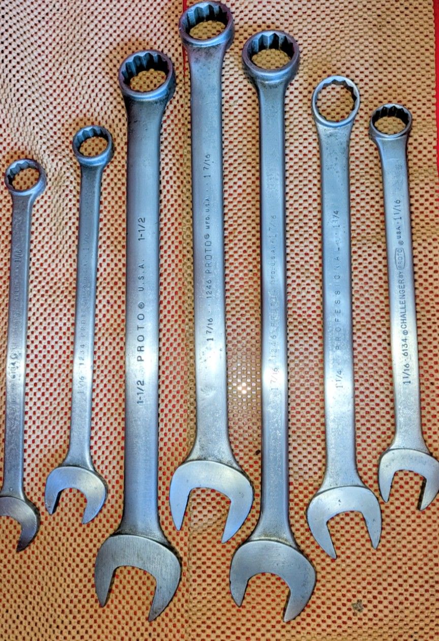 Vintage Proto Tool Set 150+ Wrenches Sockets Ratchets Bits