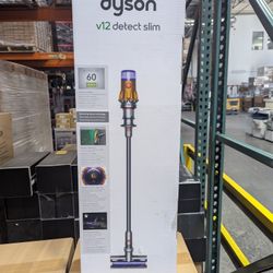 Dyson - V12 Detect Slim Cordless Vacuum with 8 accessories - Yellow/Iron