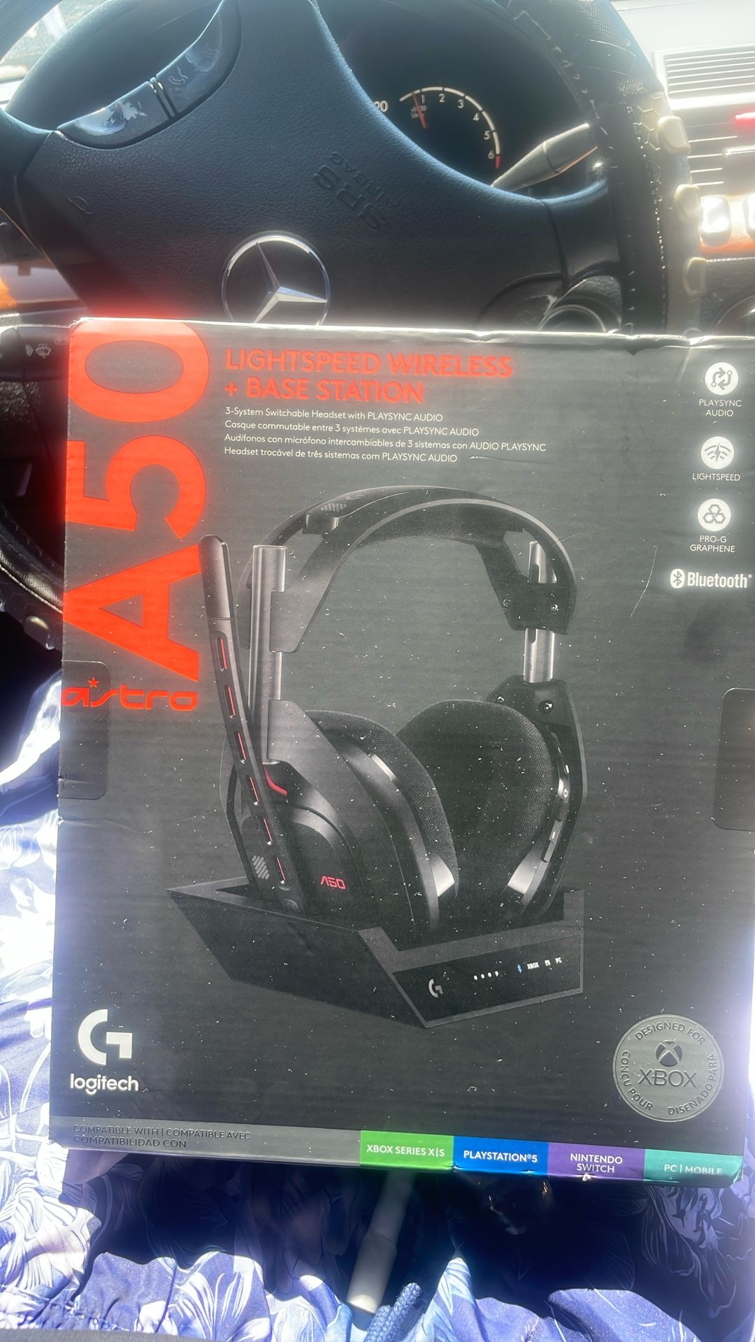 Logitech A50 Wireless Headphones And Base