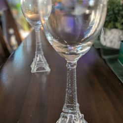 Eiffel Tower Wine Glasses