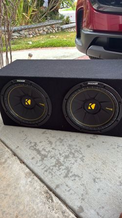 Subwoofer: 2, 12” KICKER Comp C