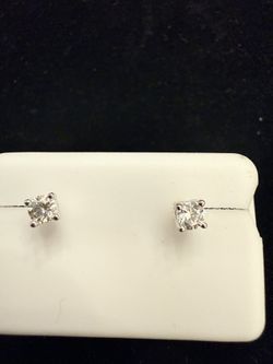 0.25 CTW Moissanite Stud Earrings