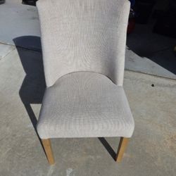 Set Of 6 Restoration Hardware Upholstered Dinjng Chairs
