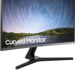 Samsung 32” Curved Monitor Set (2) + Premium Dual Monitor Arm