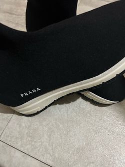 Prada Black Sock Sneakers