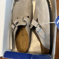 BIRKENSTOCK BOSTON WHALE GRAY SZ12