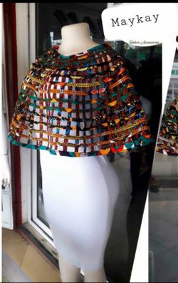 African print cape - Big size