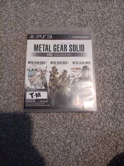 Metal Gear Solid HD Collection Ps3