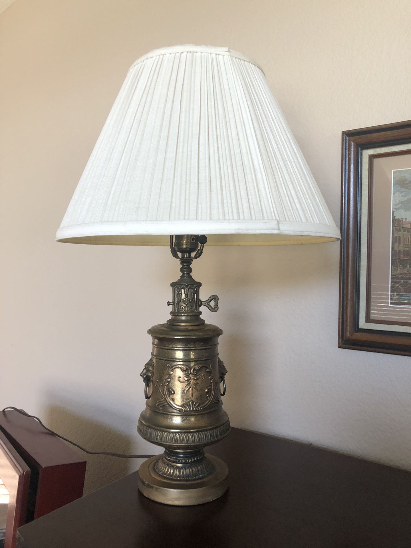 Antique Lamp... 25” tall... $23