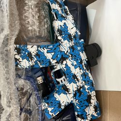 Electric Gel Ball Blaster Toys-Eco-Friendly Splatter Ball Blaster,Automatic Outdoor Games Toys for Activities Team Game(Green)