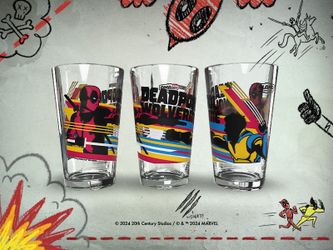 Alamo drafthouse pint glasses