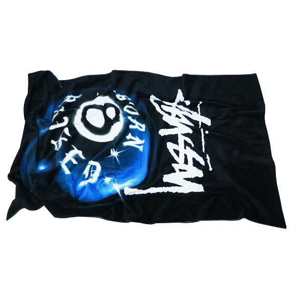 Stussy STÜSSY& BORN X RAISED BEACH TOWEL Stussy Born X Raised 8 Ball Beach Towel