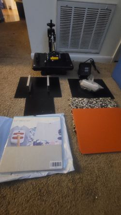 Heat Press Machine with Accessories
