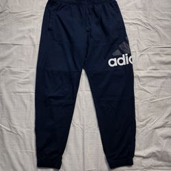 Adidas dark blue sweat pants / joggers (size L) New