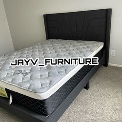 New Queen Bed Frame With MATRESS 