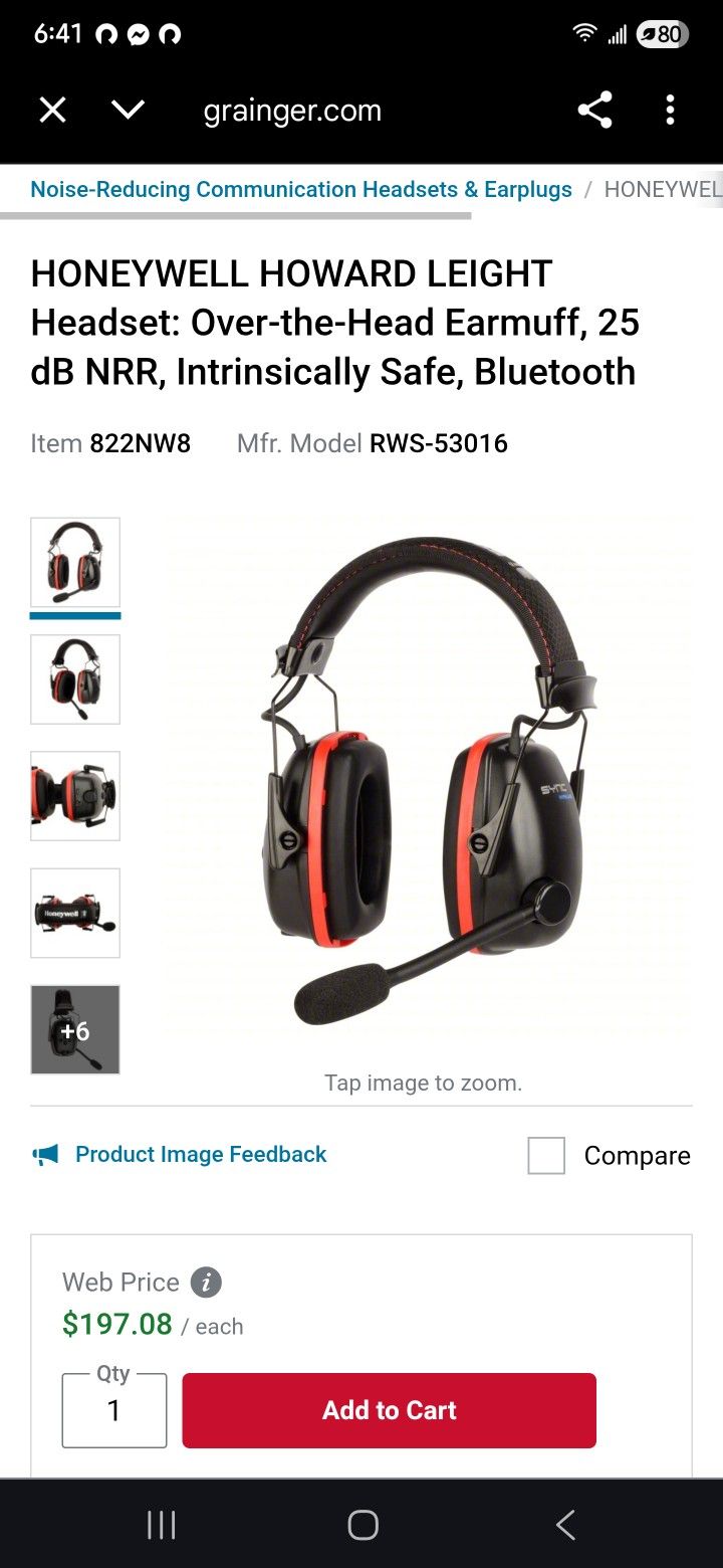 Honeywell Howard Leight Headset Construction