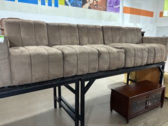 Brown couch set