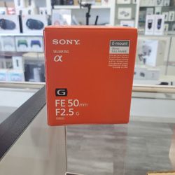 Sony FE 50mm F2.5 G