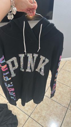 Pink bling hoodie