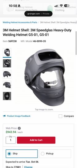 3M Speedglas Heavy-Duty Welding Helmet G5-01, G5-01