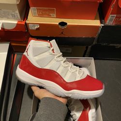 Jordan Cherry 11s  size 11 USED But Clean