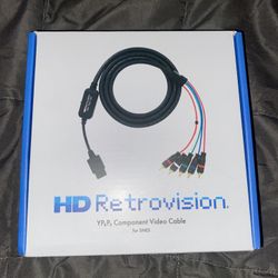 HD Retrovision SNES YPbPr Component Cable Super Nintendo SNS0-AH0 | FSY-SNS-003.   Works for Super Nintendo and Nintendo 64 consoles