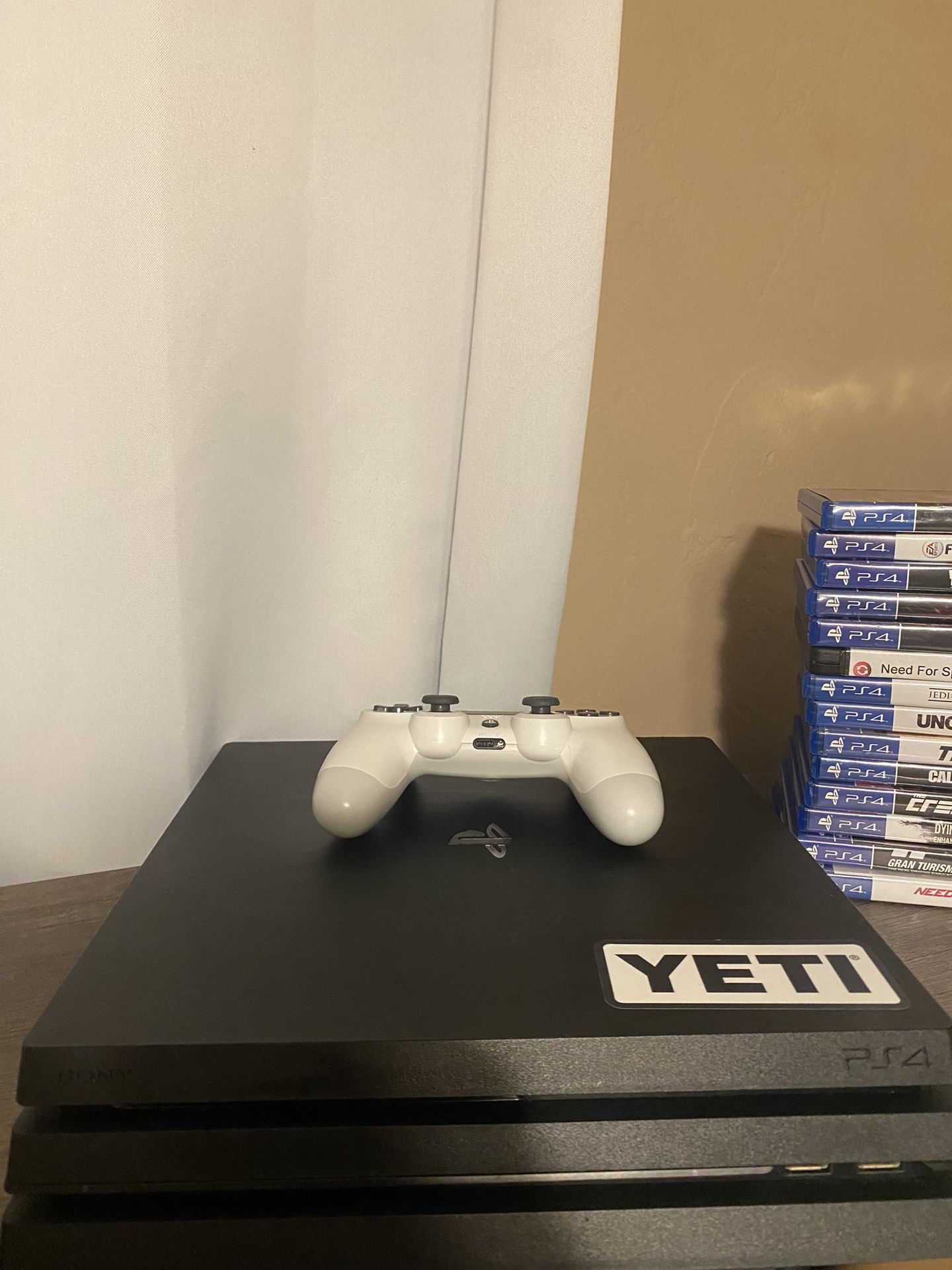 PS4 Pro With Controller And 14 Games