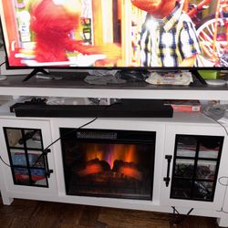 TV STAND FIREPLACE 