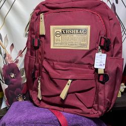 Burgundy Backpack