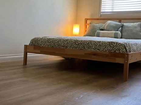 IKEA Frame & Mattress Queen Bed