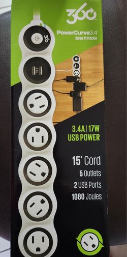 Power Curve Surge Protector .Extension Protectora