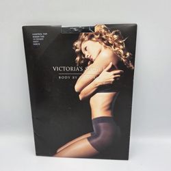 Victoria's Secret Body by Victoria Control Top Navy Size B Pantyhose 
