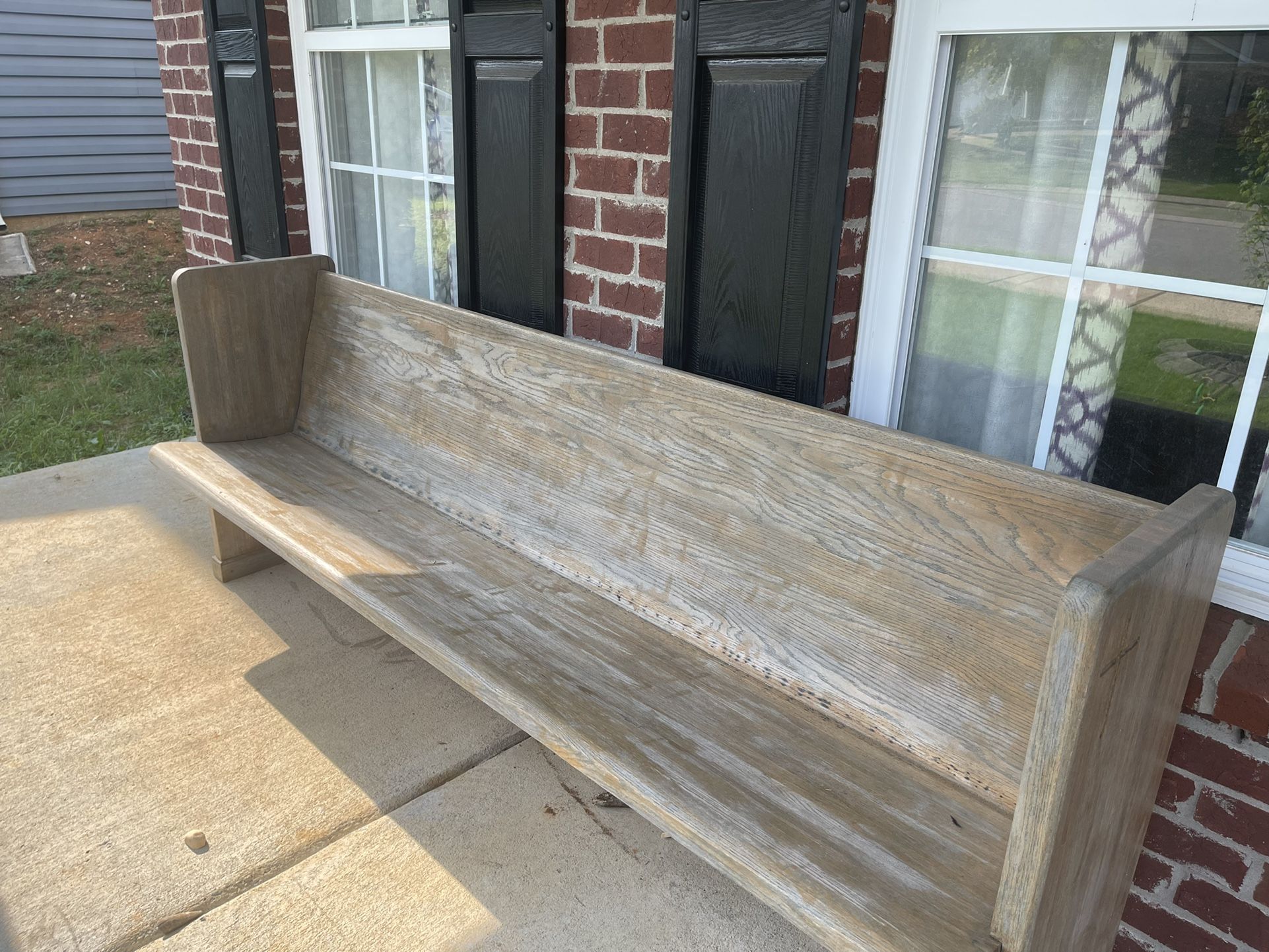 Antique Church Pew, Farmhouse Bench