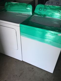 Roper washer and dryer set/ two years old/ 90 day warranty
