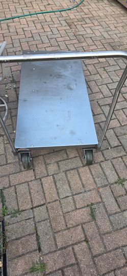 Stainless steel  dolly or platform truck .
